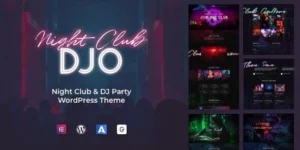 DJO Night Club and DJ WordPress 1.0.8破解版主题