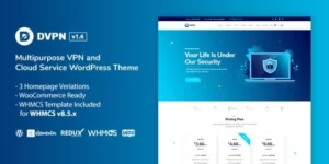 DVPN | Multipurpose VPN WordPress Theme 1.6破解版主题