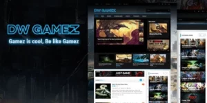 DW Gamez Responsive WordPress Gaming Theme 1.0.9破解版主题