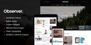 Daily Observer A Modern Magazine News Portal WordPress Theme 1.8.3破解版主题
