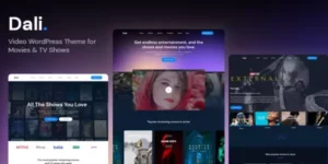 Dali Movies TV Shows WordPress Theme 1.0.0破解版主题