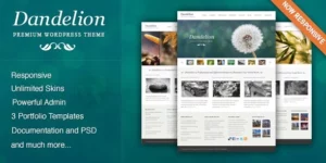 Dandelion Powerful Elegant WordPress Theme 3.1.5破解版主题