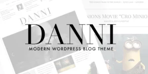 Danni — Minimalist WordPress Blog Theme 1.0.2破解版主题