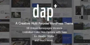 Dap Creative MultiPurpose WordPress Theme 1.0破解版主题