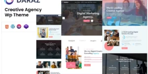 Daraz Creative Agency Elementor WordPress Theme 1.0破解版主题