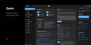 Darkr WordPress Admin Light Dark Theme 1.3破解版插件