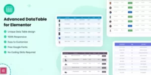 Datalentor Advanced DataTable for Elementor 1.0.1破解版插件
