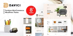 Davici – Furniture WooCommerce WordPress Theme 1.2.1破解版主题