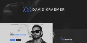 David Kraemar Photographer WordPress Theme 1.0.0破解版主题