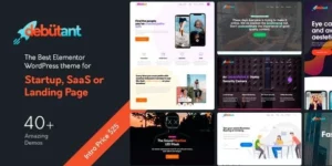 Debutant Multipurpose WordPress theme for Startup and Agency 1.0.10破解版主题