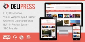 DeliPress Magazine and Review WordPress Theme 3.6破解版主题