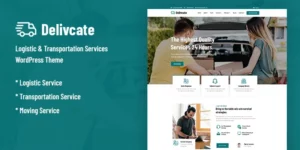 Delivcate – Logistic Transportation Service WordPress Theme 1.0.0破解版主题