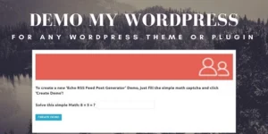 Demo My WordPress Temporary WordPress Install Creator 1.0.9破解版插件