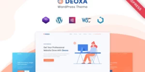 Deoxa WordPress Landing Page Theme WordPress Theme 1.1.0破解版主题