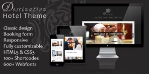 Destination – a Classic Responsive WordPress Hotel Theme 1.1破解版主题
