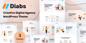 Dgita Creative Digital Agency WordPress Theme 1.0破解版主题