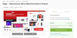 Digic – Electronics Store WooCommerce Theme 1.1.0破解版主题