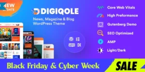 Digiqole News Magazine WordPress Theme 2.2.1破解版主题