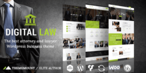 Digital Law | Attorney Legal Advisor WordPress Theme 12.8破解版主题