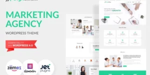 Digitalium Marketing Agency WordPress Elementor Theme WordPress Theme 1.0.2破解版主题