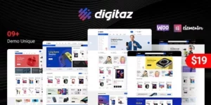 Digitaz Electronics Elementor WooCommerce Theme 1.1.8破解版主题