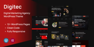 Digitec Business Agency WordPress Theme 1.0破解版主题