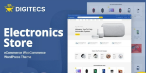 Digitecs – Electronics and Mobile WooCommerce Theme 1.0.0破解版主题