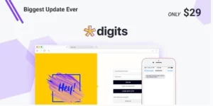 Digits : WordPress Mobile Phone Number OTP Signup and Login Form 8.4.3破解版插件
