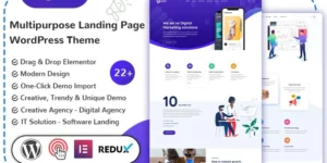Digitzo Multipurpose Landing Page WordPress Theme 1.0.1破解版主题