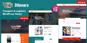 Dilevars Transportation Logistics WordPress Theme 1.0.7破解版主题