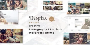 Diopter Creative Responsive Photography / Portfolio WordPress Theme 1.1破解版主题