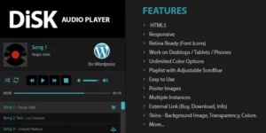 Disk Audio Player For WordPress 2.9破解版插件