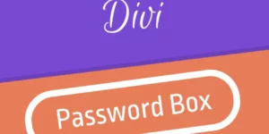 Divi Password Box Module 1.1.9破解版插件