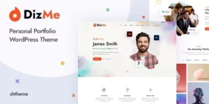 Dizme Personal Portfolio WordPress Theme 1.0破解版主题