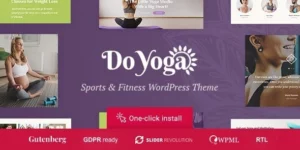 Do Yoga Fitness Studio Yoga Club WordPress Theme 1.1.1破解版主题