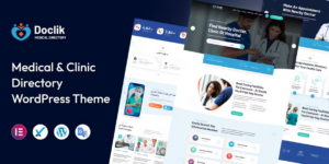 Doclik – Medical Directory WordPress Theme 1.0.1破解版主题