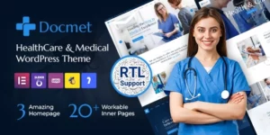 Docmet HealthCare and Medical WordPress Theme 1.1破解版主题