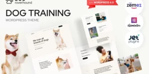 Dog Roverhound Dog Training WordPress Theme 1.0.1破解版主题