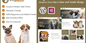 DogMilo WordPress Dog Care Theme WordPress Theme 1.0.0破解版主题