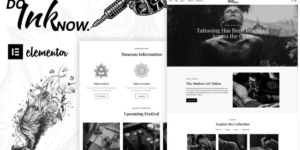 Doinknow – Tattoo Salon WordPress Theme 1.0.0破解版主题