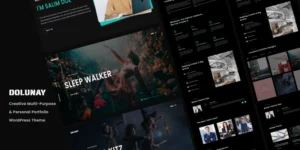 Dolunay Creative Multi-Purpose Personal Portfolio WordPress Theme 1.0破解版主题