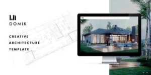 Domik Creative Responsive Architecture WordPress Theme 3.0.5破解版主题