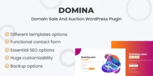Domina Domain For Sale Auction Plugin 1.0.0破解版插件