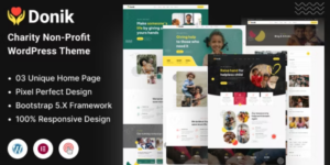 Donik Charity Fundraising WordPress Theme 1.0.4破解版主题