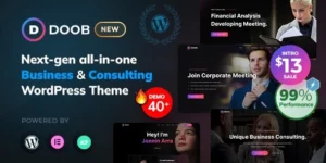 Doob Business Consulting WordPress Theme 1.1.0破解版主题