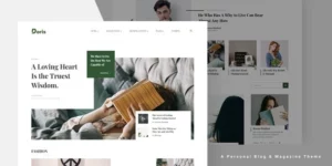 Doris Creative WordPress Blog and Magazine Theme 1破解版主题