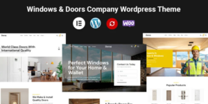 Doroz Windows Doors Company High Quality WordPress Theme 1.0.0破解版主题