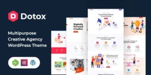 Dotox Multipurpose Creative Agency WordPess Theme 1.4破解版主题