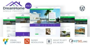 DreamHome Single Property WordPress Theme 3.1破解版主题