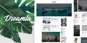 Dreamla Clean WordPress Blog 1.6破解版主题